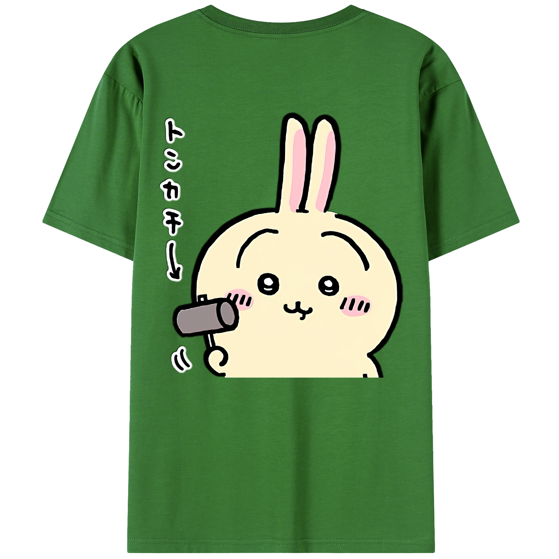 （画像用） ちいかわ うさぎ Chii-kawa usagi レディース半袖Tシャツ(バックプリント)